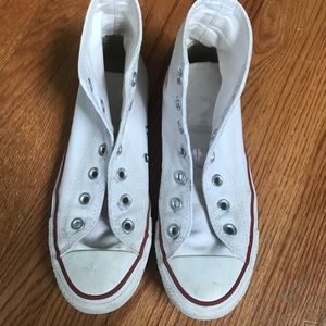 White High Top Converse